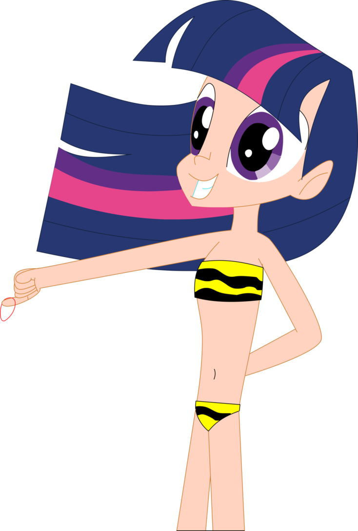 Twilight Sparkle As Urusei Yatsura By Michaelsety - Godzilla Cute Sexy Twilight (734x1089)