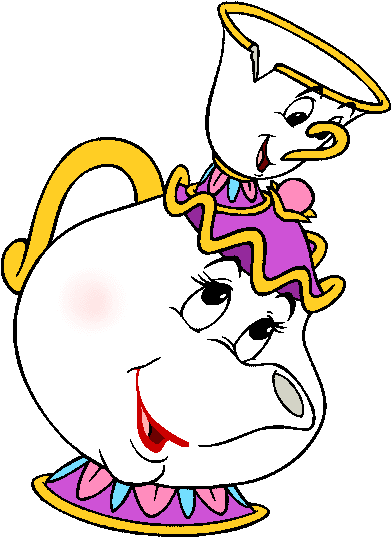 Mrs Potts Clip Art - Beauty And The Beast Quotes (411x548)