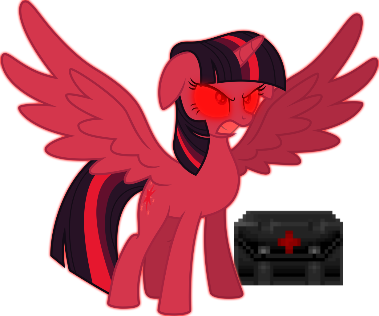 Alicorn, Angry, Artist - Twilight Sparkle (1231x1024)