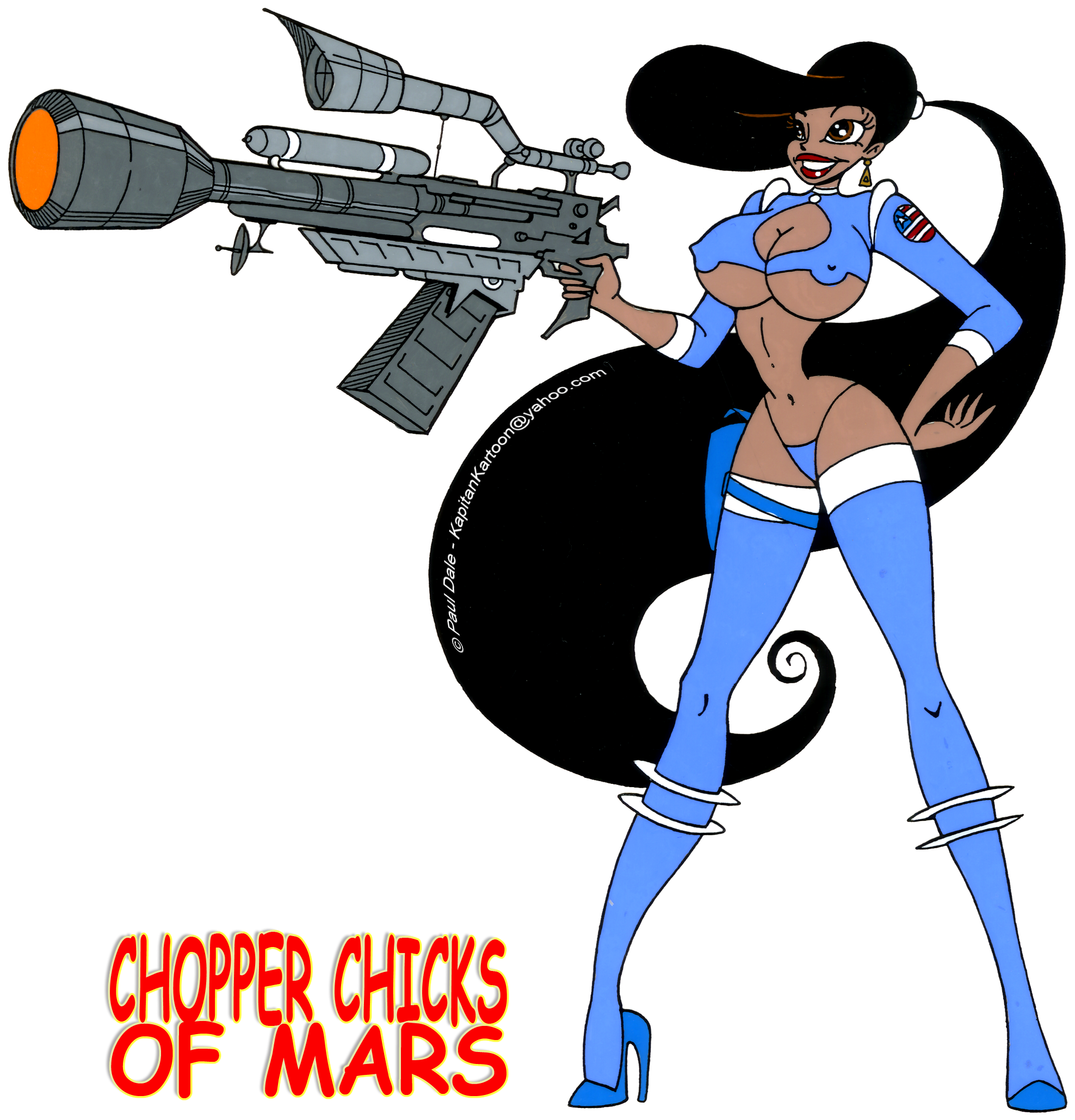 Angie Martinez With Nuke Plasma Rifle Where Do You - Love Maryam (2000x2091)