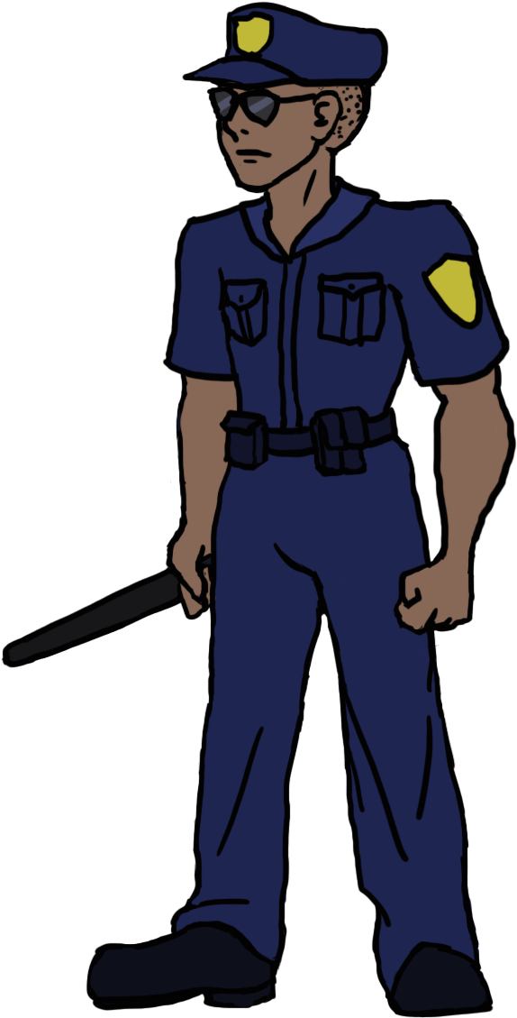 A More Detailed Collection Of The Sprites That I Designed - Police (648x1224)