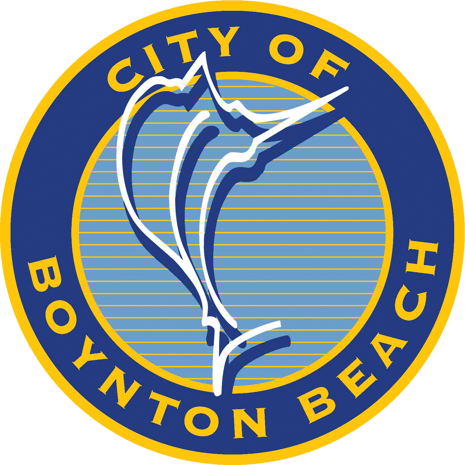Boynton Sailfish Logo - City Of Boynton Beach (1500x1500)