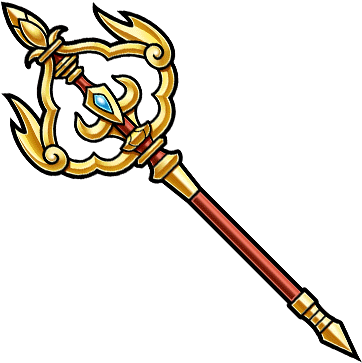 Gear-ape King Staff Render - Staff Weapon Clip Art (380x380)