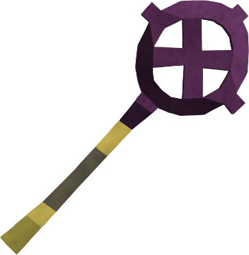Staff Clipart Crozier - Ancient Staff (363x372)