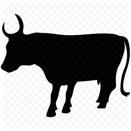 Bison Bull Icon - Dairy Cow (512x512)