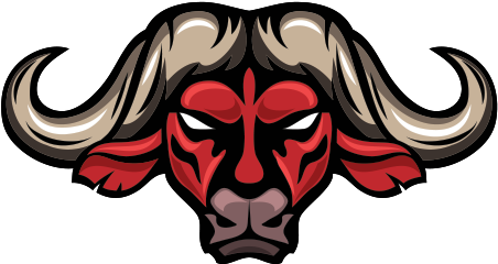 Red Bull Clipart Bad - Buffalo Head (600x600)