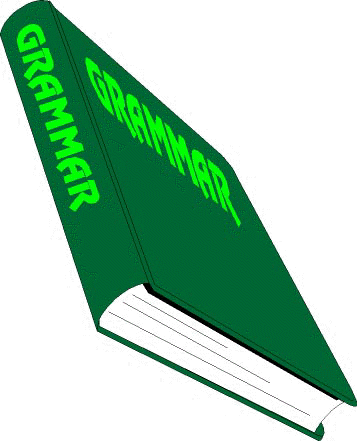 Clipart Of Grammar Book - English Grammar Gif (357x441)
