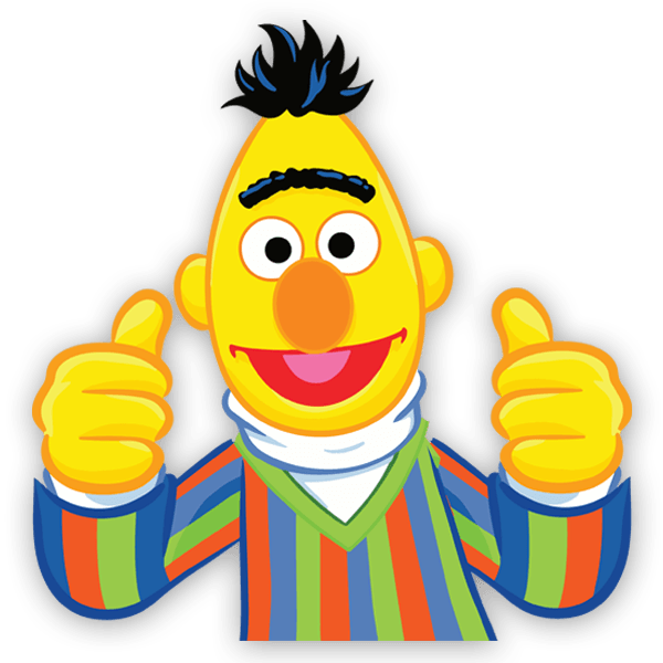 Stickers For Kids - Bert Stickers (600x600)