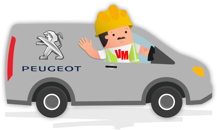 The Peugeot Van Range Comprises The Partner, New Expert - Cartoon (740x455)