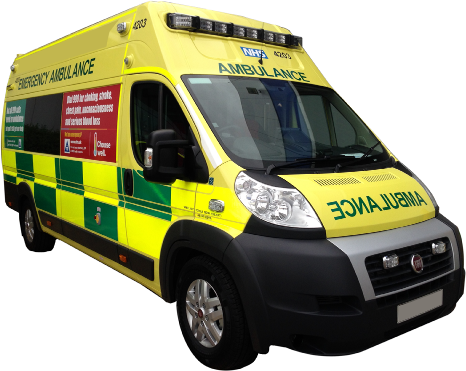 Ambulance Png Transparent Images - British Ambulance Png (959x753)