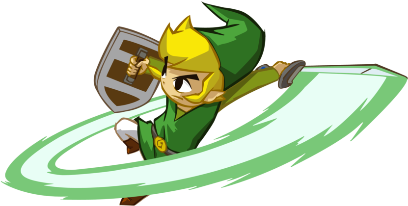 Link Spirit Tracks Vector By Verbotenbadger - Legend Of Zelda Spirit Tracks (900x506)