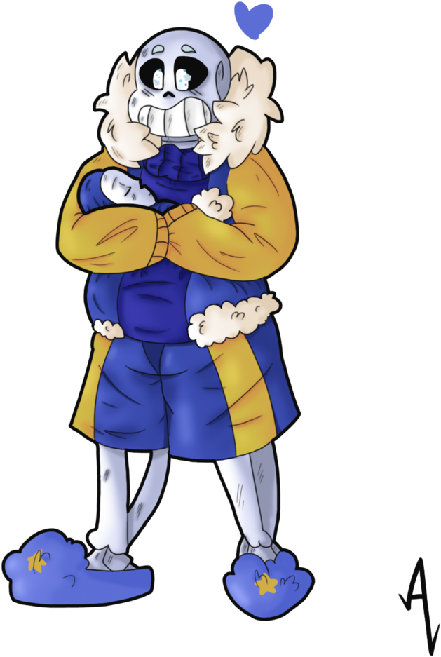 Outertale Sans And Paps By Drackky - Outertale Sans Transparent (800x1000)
