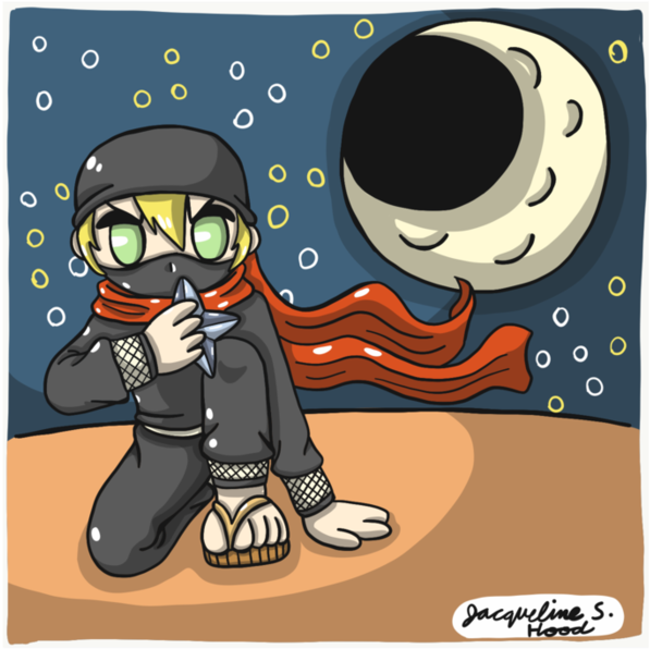 Night-night Ninja By Dooper711 - Cartoon (894x894)