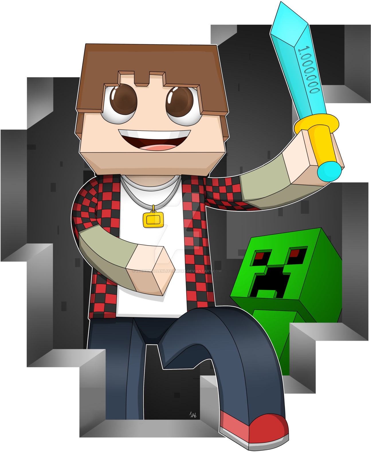 Bajan Canadian By Ishmanallenlitchmore Bajan Canadian - Bajan Minecraft (1600x1600)