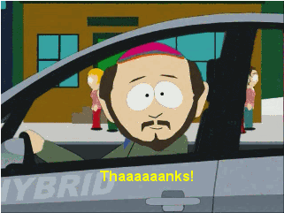 Een Vieze Dankjewel - South Park Thanks Gif (630x354)