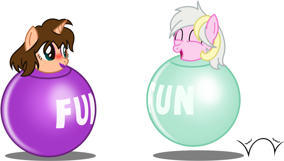 Bouncing In The Fun Bubbles By Bladedragoon7575 - Cartoon (2750x1600)