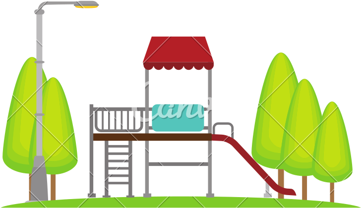 Neighborhood Playground Place Icon - Bairro Icone (800x800)