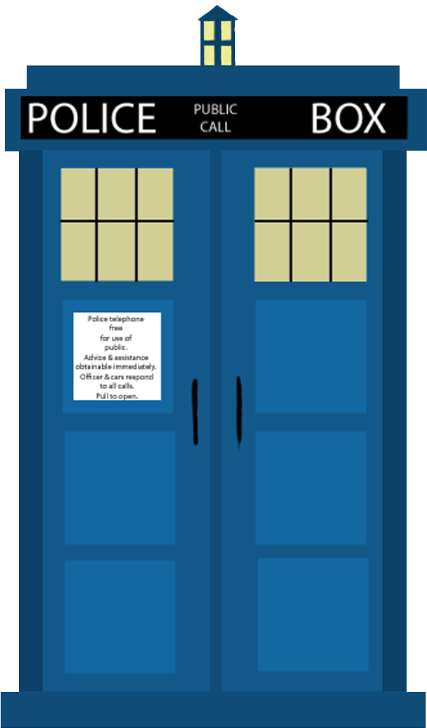 Tardis Clipart (740x1069)