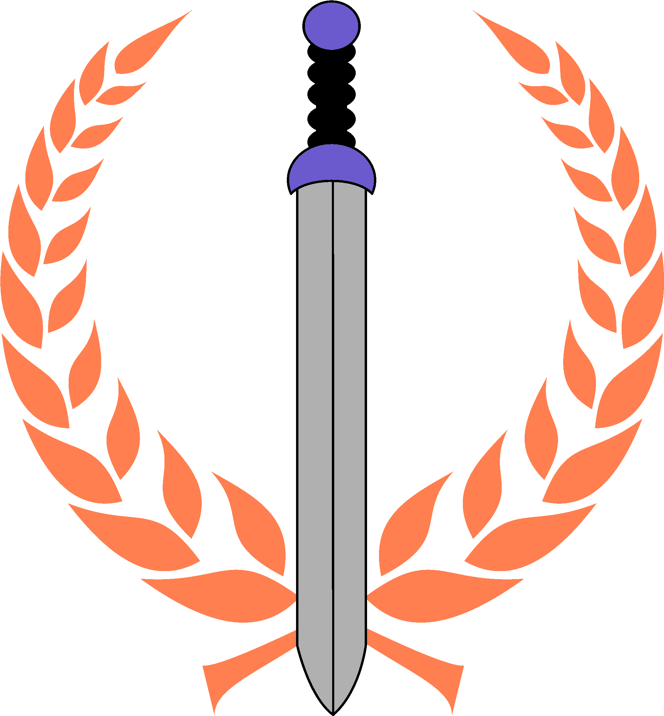 Emblem, Aero Symbol - Olive Wreath (2253x2400)