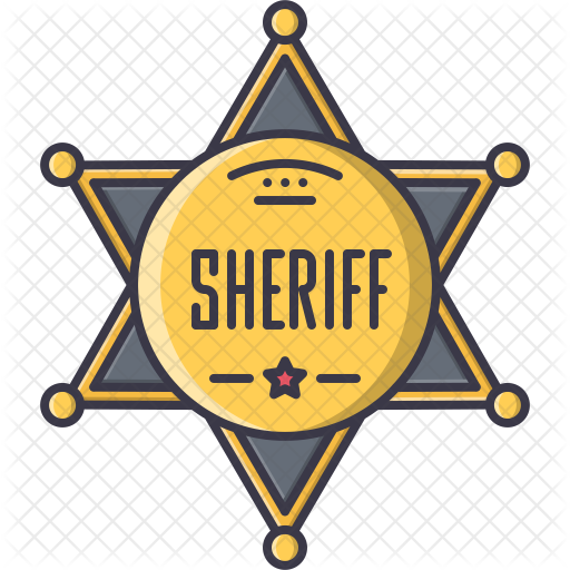 Sheriff Icon - Sheriff Badge Png (512x512)