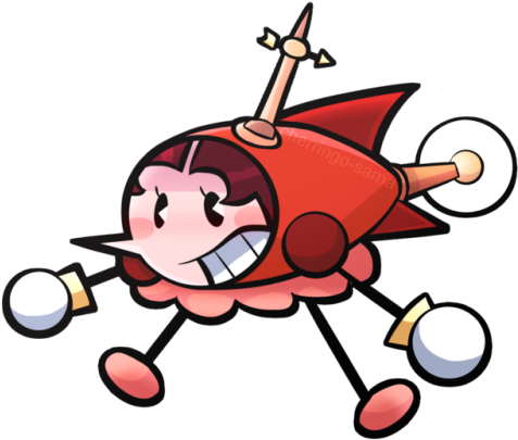 Look At She - Cuphead (500x425)