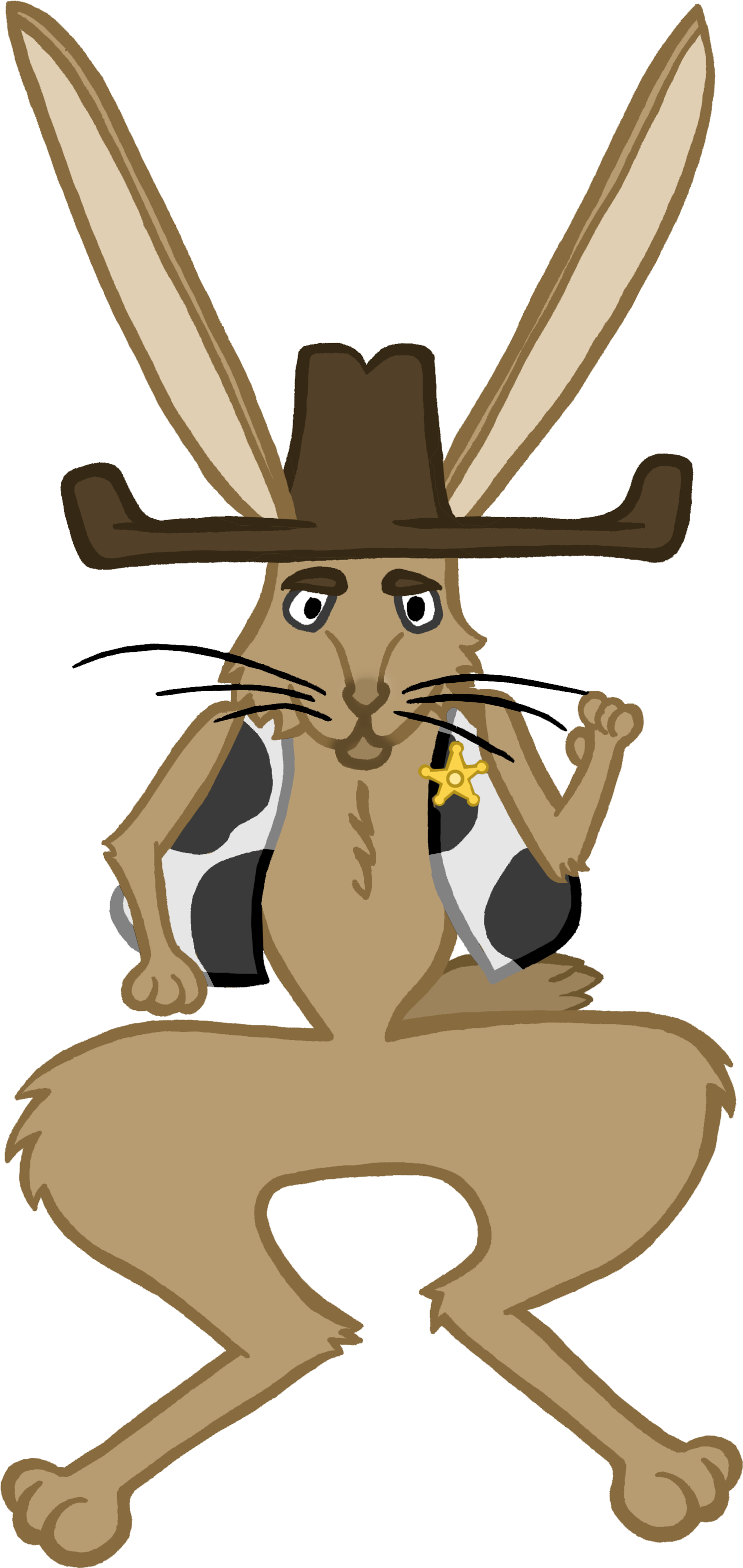 Sheriff Justy - Personajes De La Hacienda Del Sheriff (1548x3198)