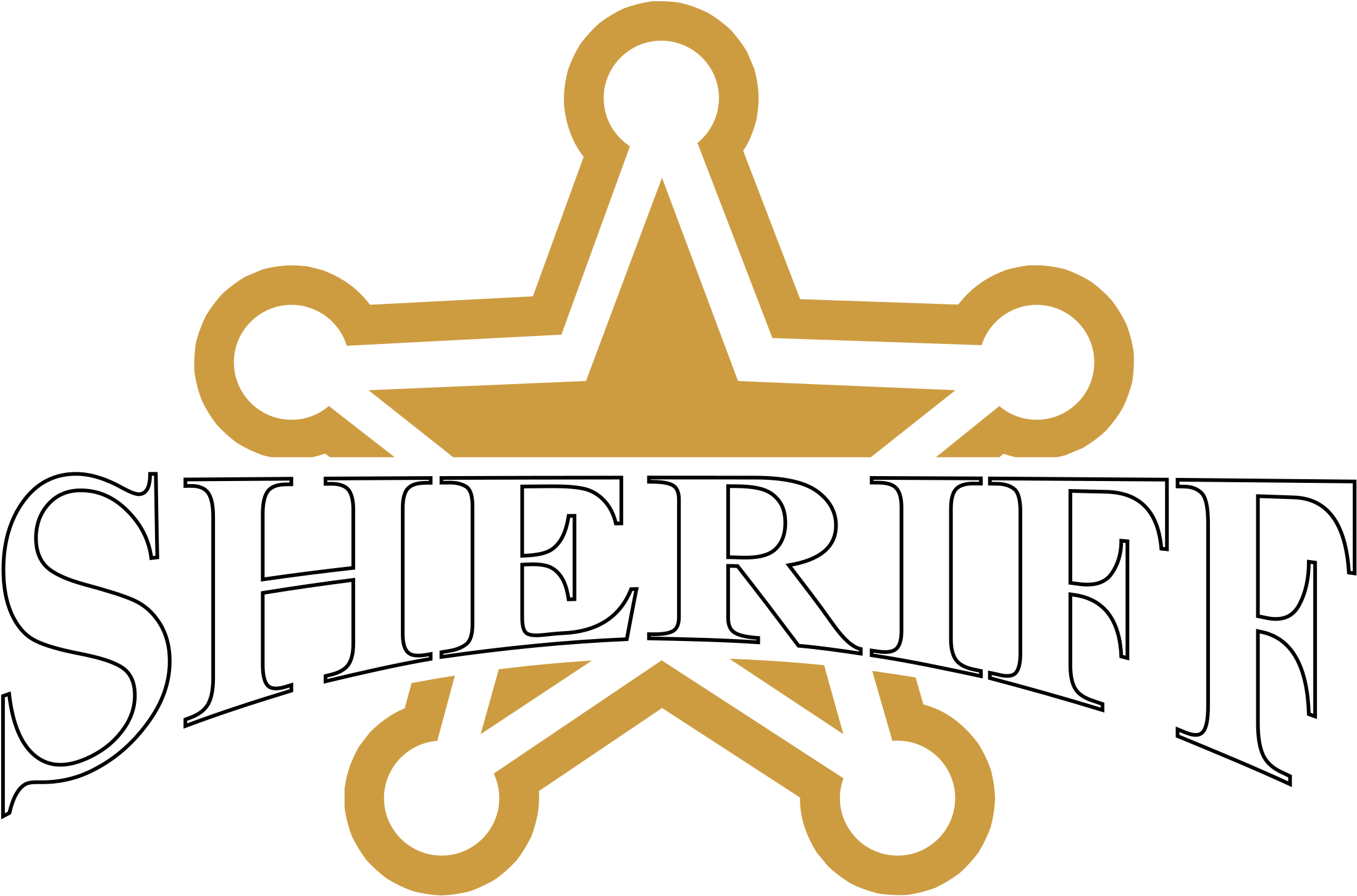Sheriff Logo Black And White - Sheriff (2400x2400)