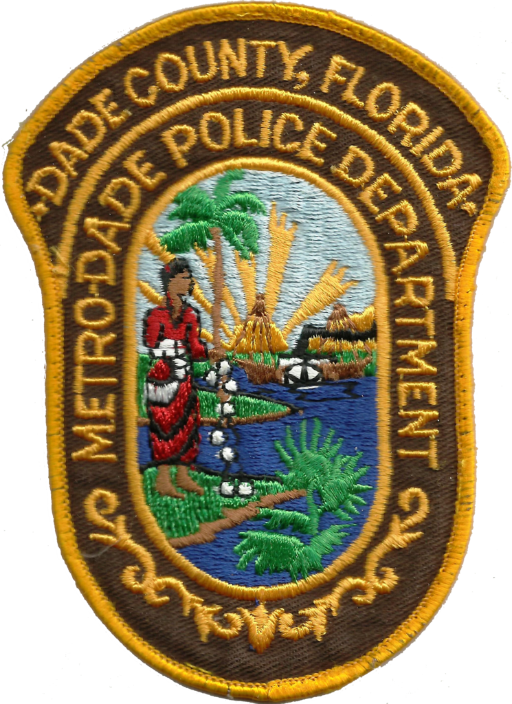 Patch Of The Metro-dade Police Department - Miami Dade Police Department Logo (745x1024)