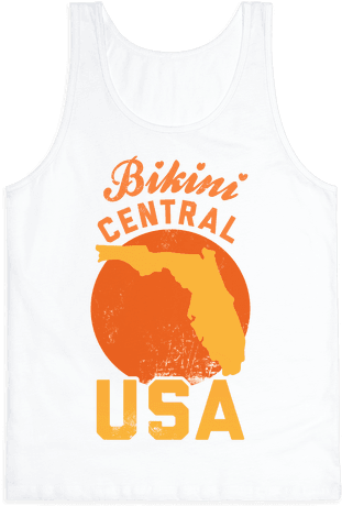 Bikini Central Usa Tank Top - Bikini Central Usa (florida) T-shirt: Funny T-shirt (484x484)