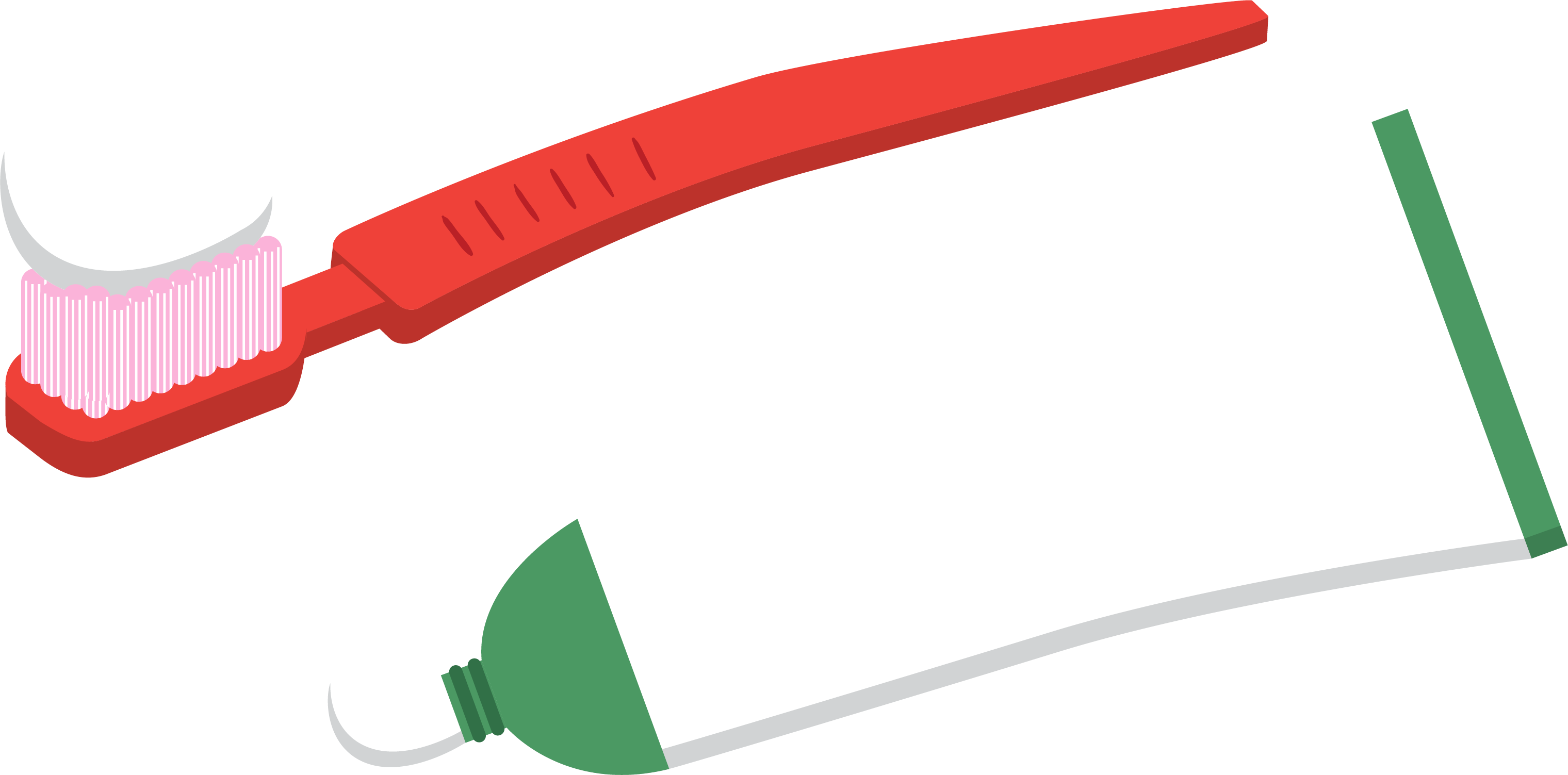 Vector Red White Paste Toothpaste - Vector Red White Paste Toothpaste (3040x1503)