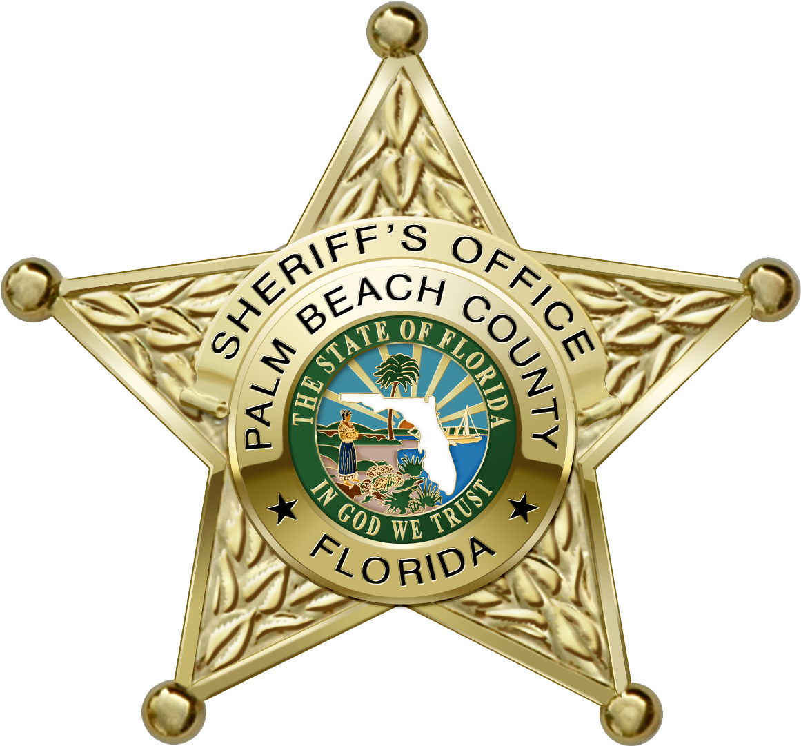 District 14 Lake Worth - Palm Beach County Sheriff's Office Logo (1204x1130)