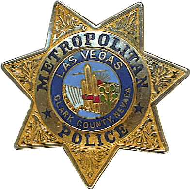 Las Vegas Police Badge Transparent Png - Police (402x407)