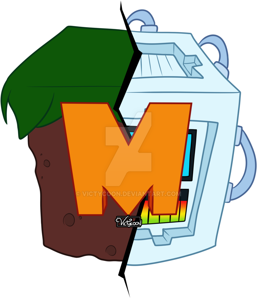 M By Victycoon - M Minecraft Server Logo (1024x1024)