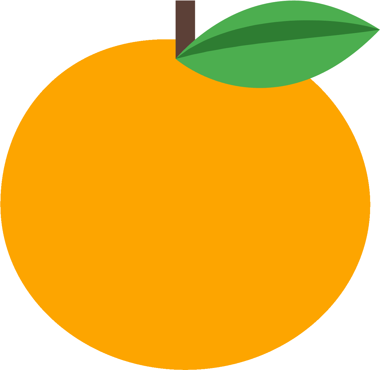 Free Download, Png And Vector With Orange Color Clipart - Laranja Icon (1600x1600)