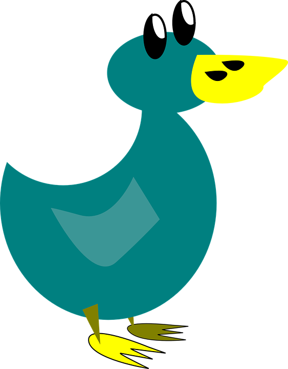 Baby Duck Clipart 25, Buy Clip Art - Aves Acuáticas Dibujos (563x720)