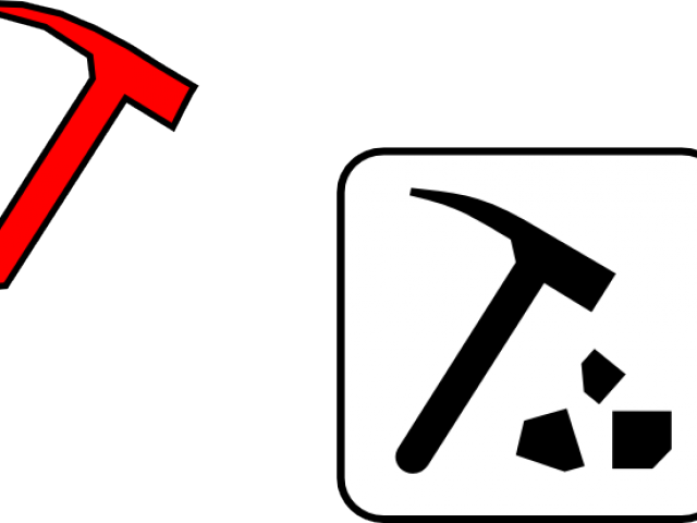 Hammer Clipart Geologist - Stand Back Geo 1 Queen Duvet (640x480)