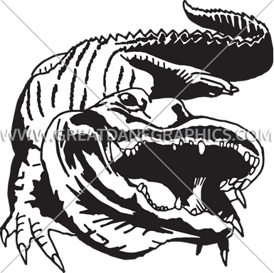 Gator - Crocodile (385x383)