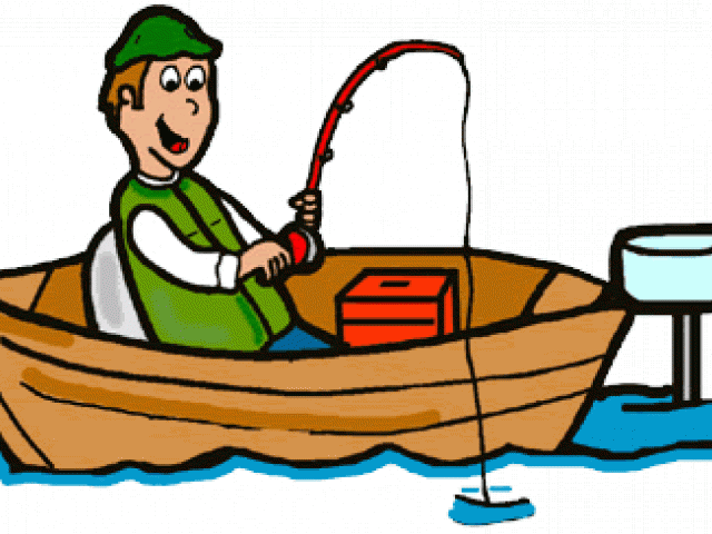 Cartoon Man Fishing Free Download Clip Art Carwad Net - Fishing Clipart (640x480)