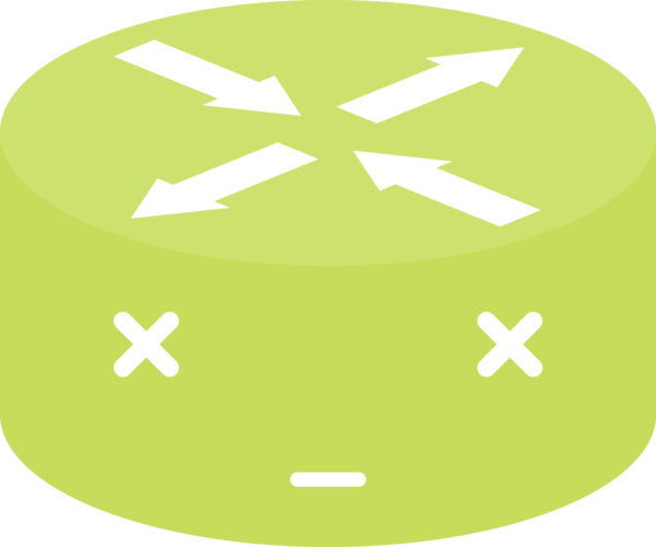 Dead Face Cliparts - Router Emoji (600x500)