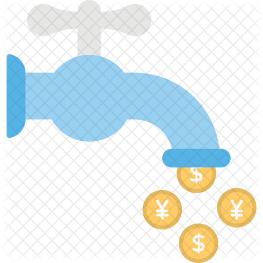 Money Flow Icon - Cash Flow (512x512)