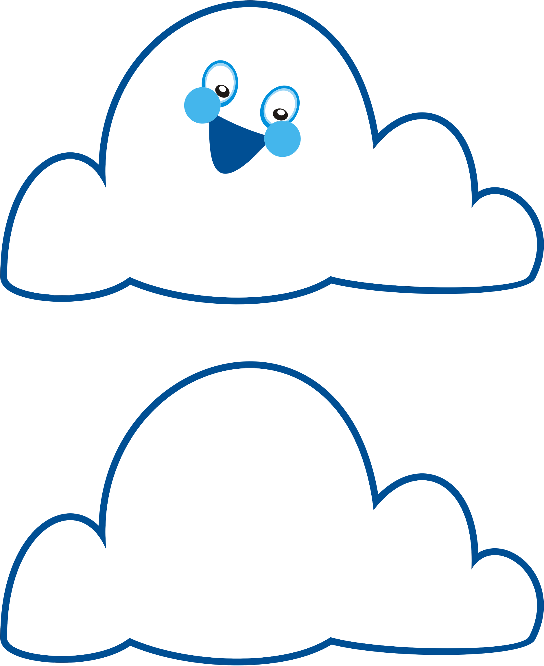 This Free Icons Png Design Of Anthropomorphic Cloud - Anthropomorphic Cloud (1881x2303)