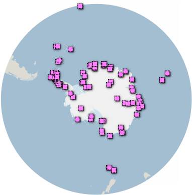 Historic Stations Polar Record, - Circle (393x393)