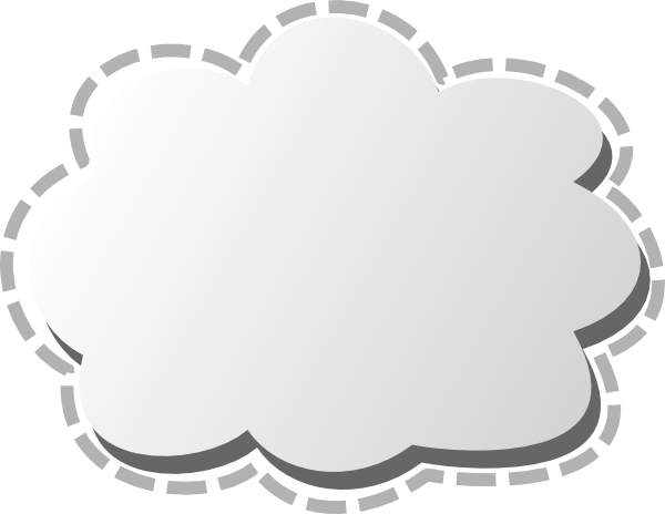 Cloud Clipart Dream Cloud - Nube Punteada Png (600x464)