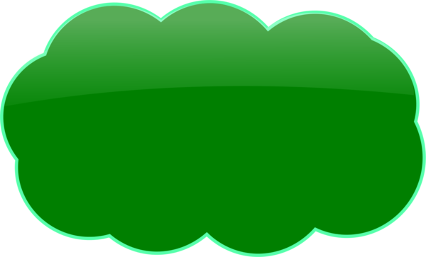 Green Bubbles Clip Art Cliparts Green Thought Bubble - Clip Art (600x363)