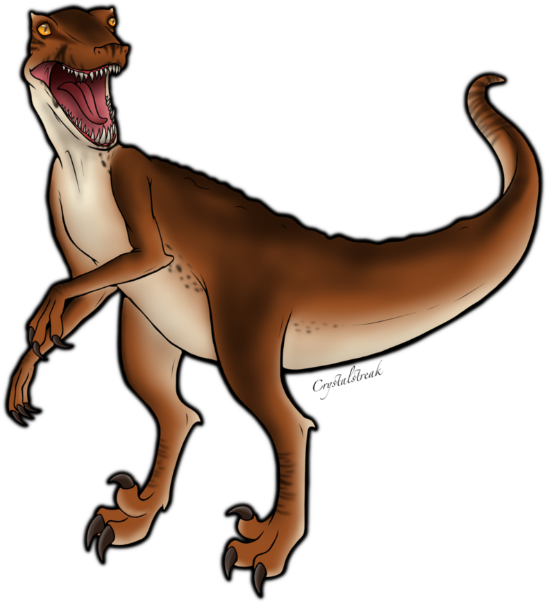 Velociraptor Rawr By Crystalstreak - Illustration (894x894)