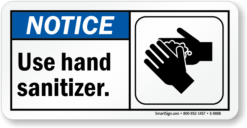 Free Notice Sign Template - Stock Keeping Unit (800x416)