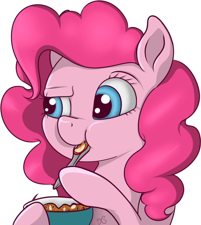 Xchan, Bowl, Cereal, Derpibooru Exclusive, Doubt, Earth - Cartoon (1024x1024)