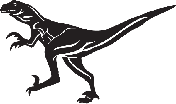 Raptor Dinosaurs Decal (600x355)