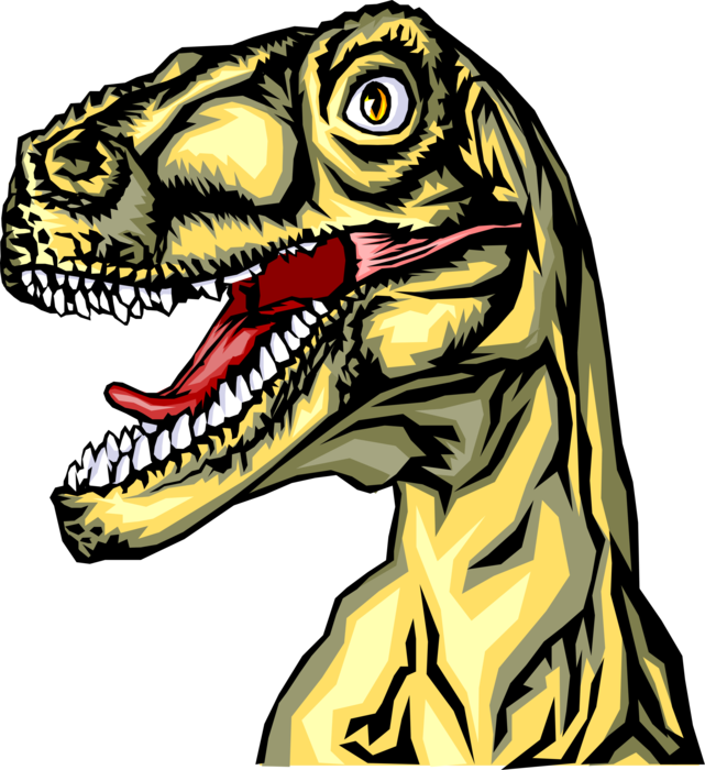 Vector Illustration Of Prehistoric Tyrannosaurus Rex - Tyranosaurus Rex (641x700)