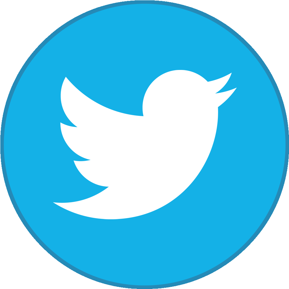Facebook Twitter - Social Media Apps Logo (1000x1000)
